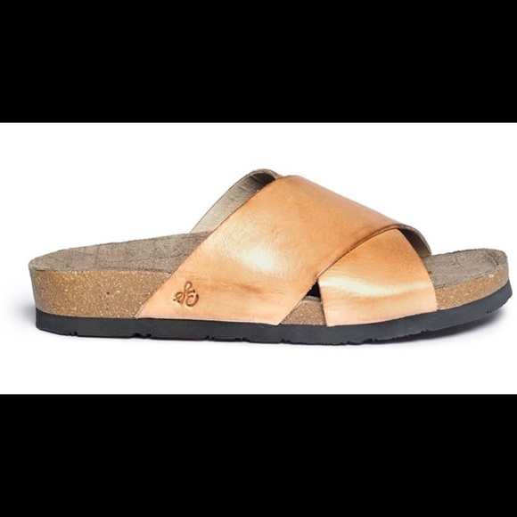 ISO Sam Edelman Adora Slides in Natural Size 9 - Picture 3 of 4